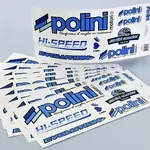 Autocollants Polini Blue Line