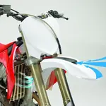 Garde-boue avant POLISPORT Supermotard SM Line blanc