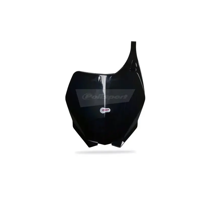 Plaque numéro frontale Polisport noir Yamaha