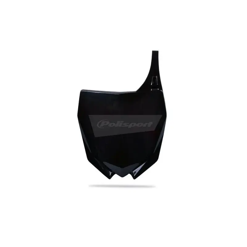 Plaque numéro frontale Polisport noir Yamaha