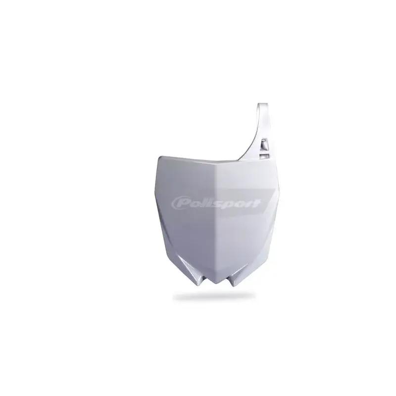 Plaque numéro frontale Polisport blanc Yamaha