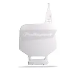 Plaque numéro frontale Polisport blanc Yamaha YZ80/YZ85