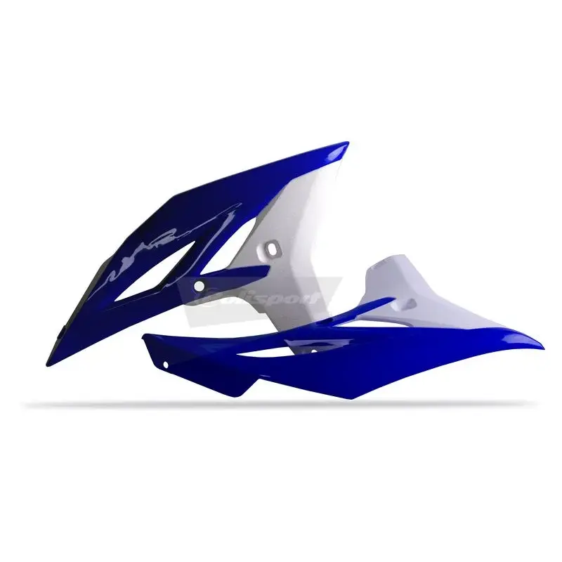 Ouïes de radiateur Polisport couleur origine 11-12 bleu/blanc Yamaha YZ250F/WR450F