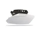 Plaques latérales POLISPORT couleur origine (12-13) noir/blanc Yamaha YZ250F