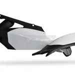 Plaques latérales Polisport couleur origine noir/blanc Yamaha YZ450F