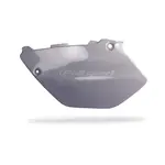 Plaques latérales Polisport blanc Yamaha YZ125/YZ250