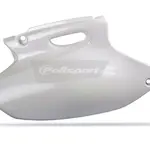 Plaques latérales Polisport blanc Yamaha