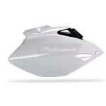 Plaques latérales Polisport couleur origine noir/blanc Yamaha YZ250F/YZ450F