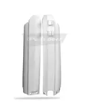 Protections de fourche Polisport blanc Yamaha