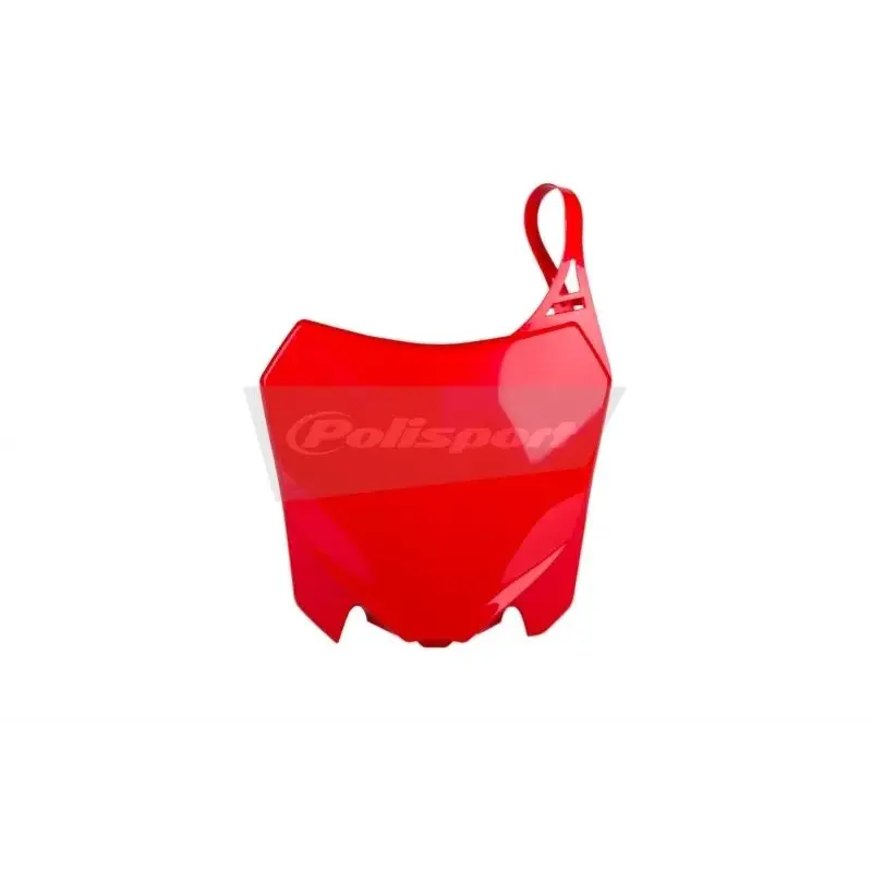 Plaque numéro frontale Polisport rouge Honda CRF250F/CRF450F