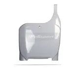 Plaque numéro frontale Polisport blanc Honda