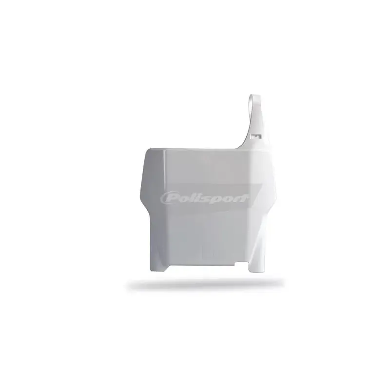 Plaque numéro frontale Polisport blanc Honda