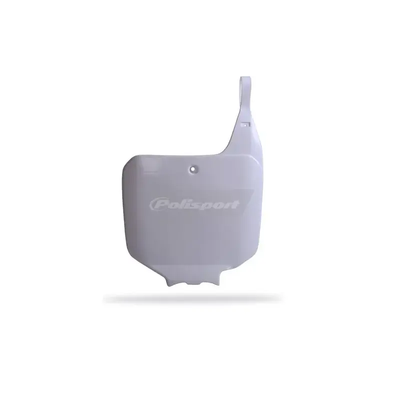 Plaque numéro frontale Polisport blanc Honda