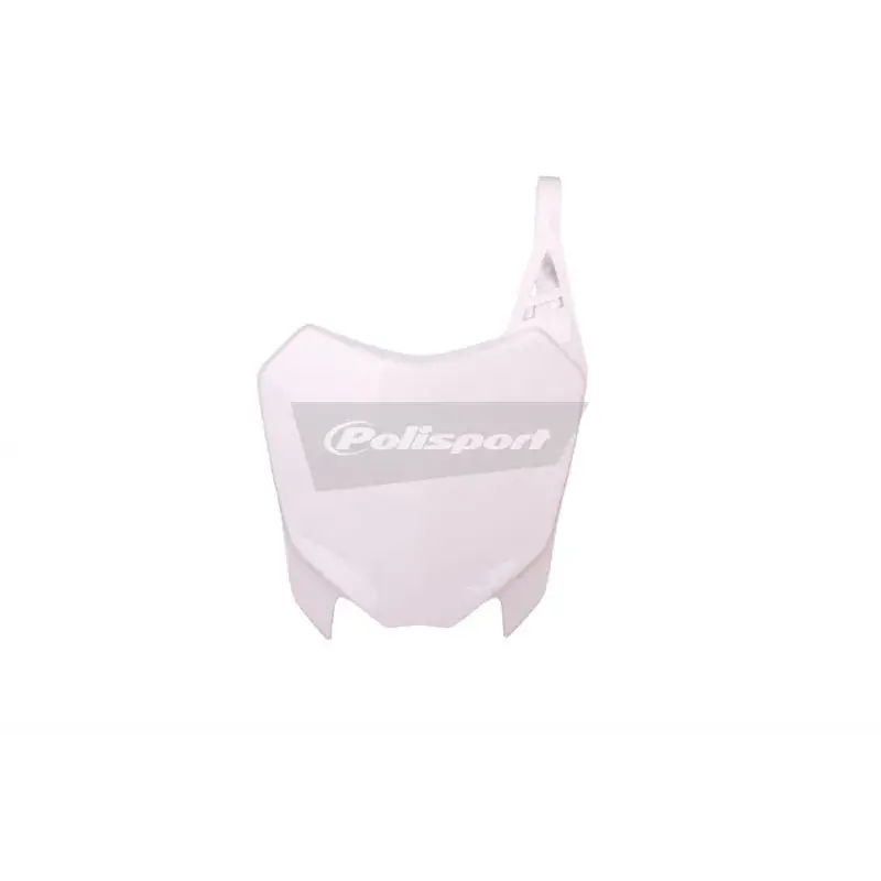 Plaque numéro frontale Polisport blanc Honda CRF110F