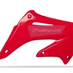 Ouïes de radiateur Polisport rouge Honda CRF250R/CRF450R