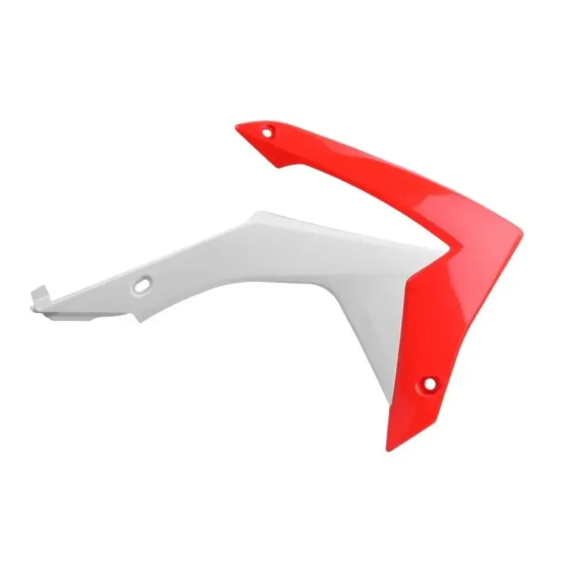 Ouïes de radiateur Polisport couleur origine rouge/blanc Honda CRF250R/CRF450R
