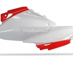 Plaques latérales Polisport couleur origine rouge/blanc Honda CRF450R