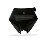 Plaque numéro frontale Polisport noir KTM