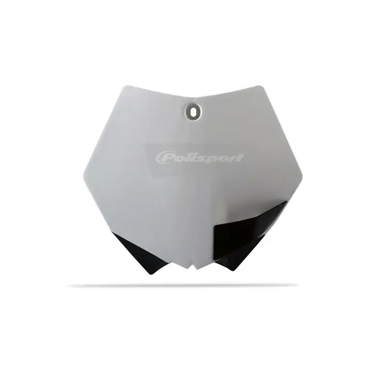 Plaque numéro frontale Polisport blanc KTM