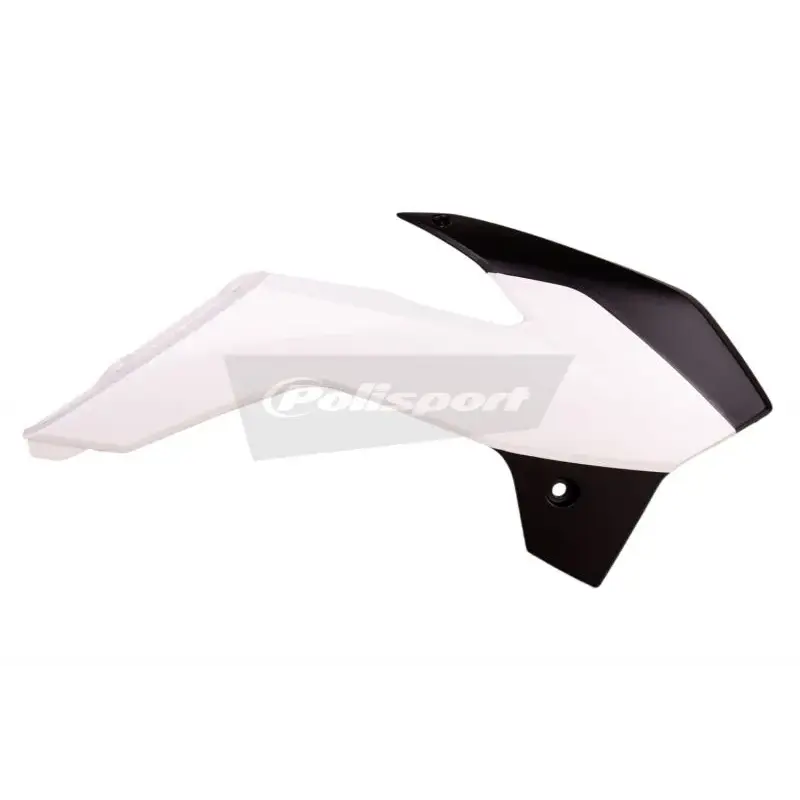 Ouïes de radiateur Polisport noir/blanc KTM SX85