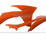 Ouïes de radiateur Polisport orange KTM