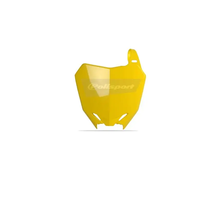 Plaque numéro frontale Polisport jaune Suzuki RM-Z250/RM-Z450