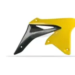Ouïes de radiateur Polisport noir/jaune Suzuki RM-Z250