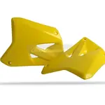 Ouïes de radiateur Polisport jaune Suzuki RM125/RM250