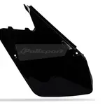 Plaques latérales Polisport noir Suzuki RM125/RM250
