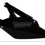 Plaques latérales Polisport noir Suzuki RM-Z250