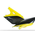 Plaques latérales POLISPORT couleur origine (10-12) jaune/noir Suzuki RM-Z250