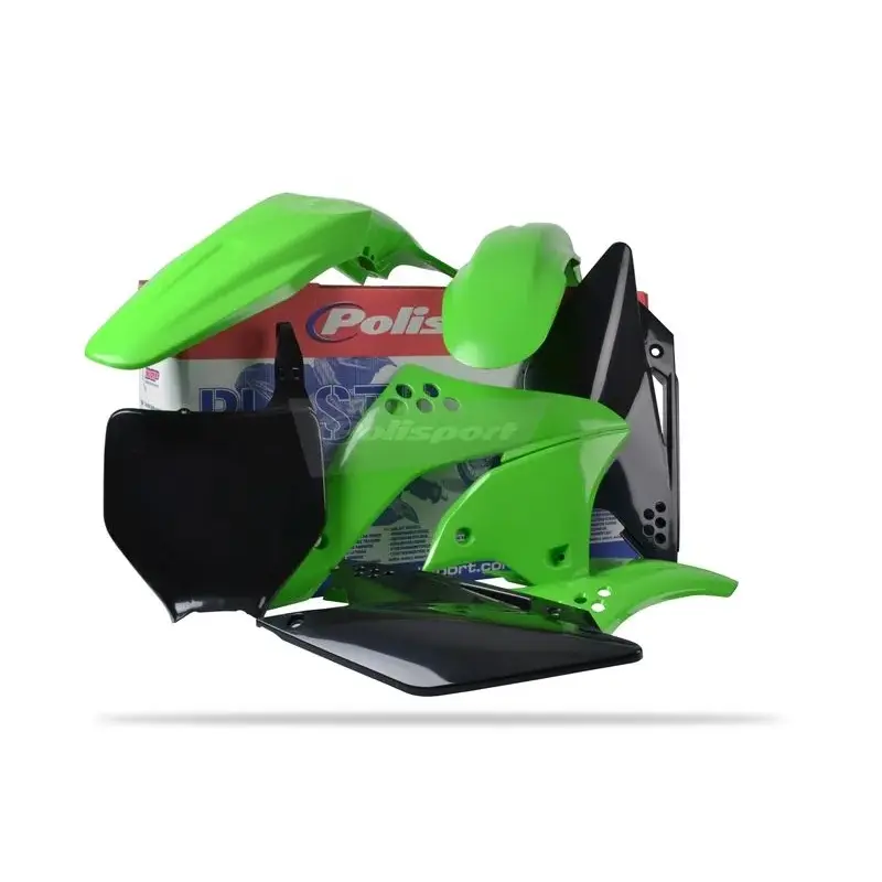 Kit plastique POLISPORT couleur origine Kawasaki KX250F