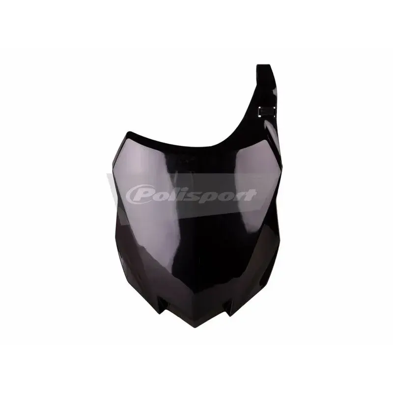 Plaque numéro frontale POLISPORT noir Kawasaki KX250F/KX450F