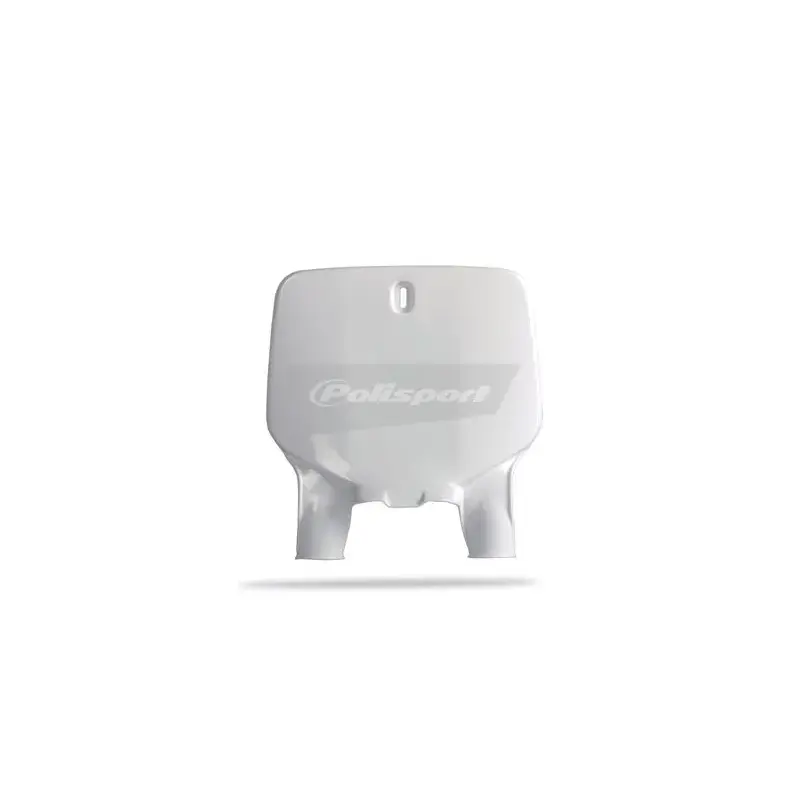 Plaque numéro frontale Polisport blanc Kawasaki KX125/KX250