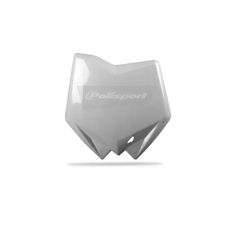 Plaque numéro frontale Polisport blanc Husqvarna