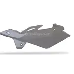 Plaques latérales Polisport blanc Husqvarna