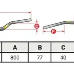 Guidon avec barre ProTaper Seven Eighths Carmichael noir - Ø22,2 mm