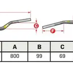 Guidon avec barre ProTaper Seven Eighths Windham/RM MID noir - Ø22,2 mm