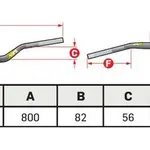 Guidon avec barre ProTaper Seven Eighths CR Mid noir - Ø22,2 mm