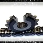 Pignon PBR RSS 15 dents acier anti-bruit pas 520 type 2119