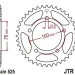 Couronne JT SPROCKETS 44 dents acier pas 525 type 15