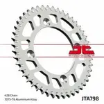 Couronne JT SPROCKETS alu ultra-light anti-boue noir pas 520 type 798