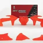Kit plastique RACETECH orange fluo KTM SX/SX-F