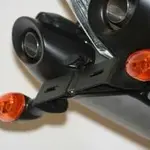 Support de plaque R&amp;G RACING noir Yamaha YZF-R1