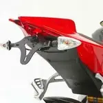 Support de plaque R&amp;G RACING noir Aprilia