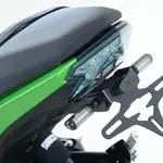 Support de plaque R&amp;G RACING noir Kawasaki Z125