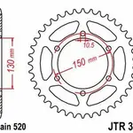 Couronne JT SPROCKETS 46 dents acier pas 520 type 305