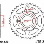 Couronne JT SPROCKETS 44 dents acier pas 520 type 248
