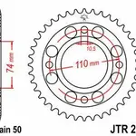 Couronne JT SPROCKETS 33 dents acier pas 530 type 280