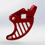 Protège-disque SCAR arrière rouge